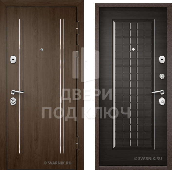 Трехконтурная входная дверь на дачу ДПК-9016