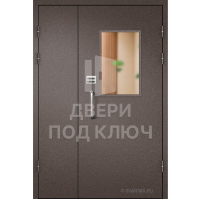 Подъездная входная дверь со стеклом ДПК-13767